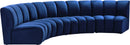 Infinity Navy Velvet 4pc. Modular Sectional - Town Of Bargains Furniture - NY