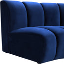 Infinity Navy Velvet 11pc. Modular Sectional - Town Of Bargains Furniture - NY