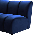 Infinity Navy Velvet 4pc. Modular Sectional - Town Of Bargains Furniture - NY