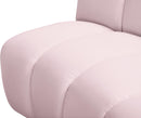Infinity Pink Velvet 3pc. Modular Sectional - Town Of Bargains Furniture - NY