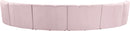 Infinity Pink Velvet 6pc. Modular Sectional - Town Of Bargains Furniture - NY