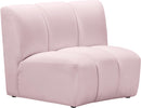 Infinity Pink Velvet Modular Chair - Town Of Bargains Furniture - NY