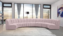 Infinity Pink Velvet 7pc. Modular Sectional - Town Of Bargains Furniture - NY
