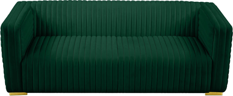 Ravish Green Velvet Sofa