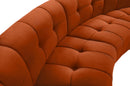 Limitless Cognac Velvet 6pc. Modular Sectional