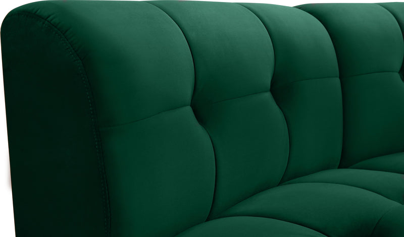 Limitless Green Velvet 15pc. Modular Sectional - Town Of Bargains Furniture - NY