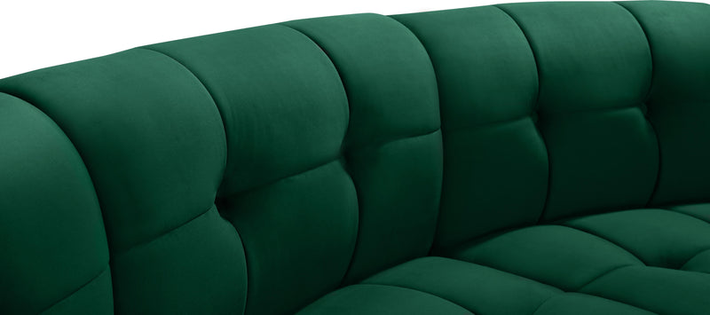 Limitless Green Velvet 8pc. Modular Sectional - Town Of Bargains Furniture - NY