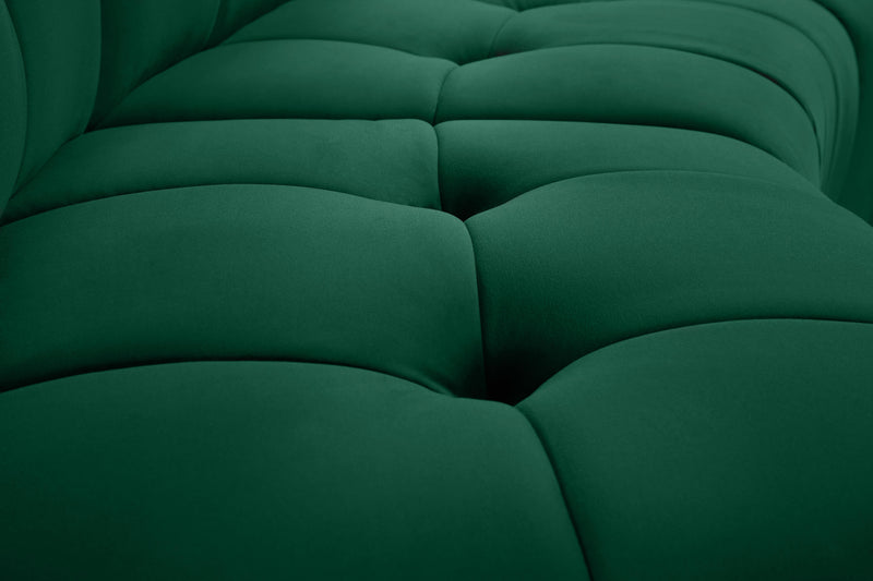 Limitless Green Velvet 8pc. Modular Sectional - Town Of Bargains Furniture - NY