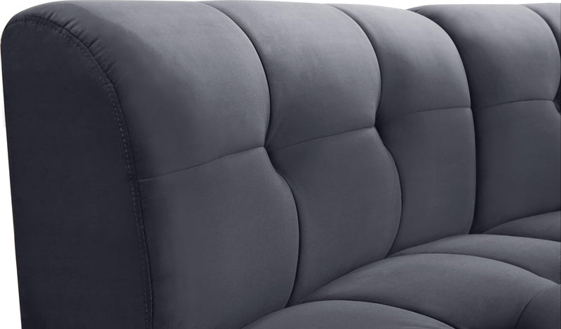 Limitless Grey Velvet 15pc. Modular Sectional - Town Of Bargains Furniture - NY