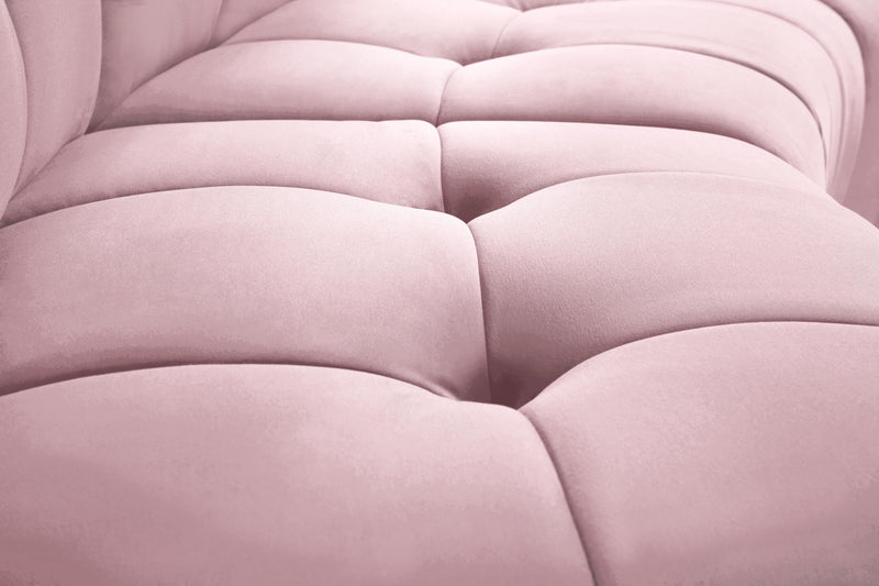 Limitless Pink Velvet 8pc. Modular Sectional - Town Of Bargains Furniture - NY