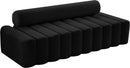 Melody Black Velvet Sofa - Town Of Bargains Furniture - NY