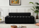 Melody Black Velvet Sofa - Town Of Bargains Furniture - NY