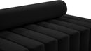 Melody Black Velvet Loveseat - Town Of Bargains Furniture - NY