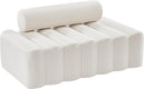 Melody Cream Velvet Loveseat - Town Of Bargains Furniture - NY