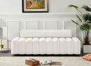 Melody Cream Velvet Sofa - Town Of Bargains Furniture - NY