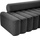 Melody Grey Velvet Sofa - Town Of Bargains Furniture - NY