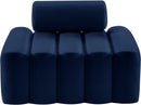 Melody Navy Velvet Chair - Town Of Bargains Furniture - NY