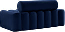 Melody Navy Velvet Loveseat - Town Of Bargains Furniture - NY