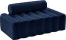 Melody Navy Velvet Loveseat - Town Of Bargains Furniture - NY