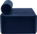 Melody Navy Velvet Loveseat - Town Of Bargains Furniture - NY
