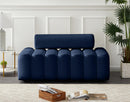 Melody Navy Velvet Loveseat - Town Of Bargains Furniture - NY