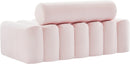 Melody Pink Velvet Loveseat - Town Of Bargains Furniture - NY