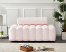Melody Pink Velvet Loveseat - Town Of Bargains Furniture - NY
