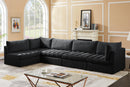 Jacob Black Velvet Modular Sectional - Town Of Bargains Furniture - NY