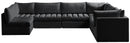 Jacob Black Velvet Modular Sectional - Town Of Bargains Furniture - NY