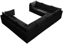Jacob Black Velvet Modular Sectional - Town Of Bargains Furniture - NY