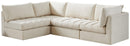 Jacob Cream Velvet Modular Sectional - Town Of Bargains Furniture - NY