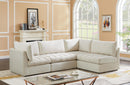 Jacob Cream Velvet Modular Sectional - Town Of Bargains Furniture - NY