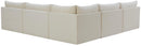 Jacob Cream Velvet Modular Sectional - Town Of Bargains Furniture - NY