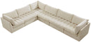 Jacob Cream Velvet Modular Sectional - Town Of Bargains Furniture - NY