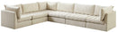 Jacob Cream Velvet Modular Sectional - Town Of Bargains Furniture - NY