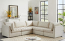 Jacob Cream Velvet Modular Sectional - Town Of Bargains Furniture - NY