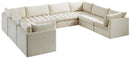 Jacob Cream Velvet Modular Sectional - Town Of Bargains Furniture - NY