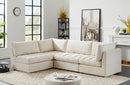 Jacob Cream Velvet Modular Sectional - Town Of Bargains Furniture - NY