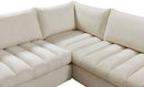 Jacob Cream Velvet Modular Sectional - Town Of Bargains Furniture - NY