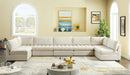 Jacob Cream Velvet Modular Sectional - Town Of Bargains Furniture - NY