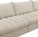 Jacob Cream Velvet Modular Sectional - Town Of Bargains Furniture - NY