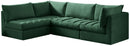 Jacob Green Velvet Modular Sectional - Town Of Bargains Furniture - NY