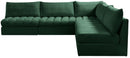 Jacob Green Velvet Modular Sectional - Town Of Bargains Furniture - NY