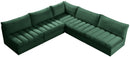 Jacob Green Velvet Modular Sectional - Town Of Bargains Furniture - NY