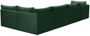 Jacob Green Velvet Modular Sectional - Town Of Bargains Furniture - NY