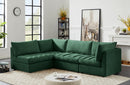 Jacob Green Velvet Modular Sectional - Town Of Bargains Furniture - NY