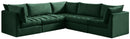 Jacob Green Velvet Modular Sectional - Town Of Bargains Furniture - NY