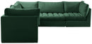 Jacob Green Velvet Modular Sectional - Town Of Bargains Furniture - NY