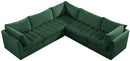 Jacob Green Velvet Modular Sectional - Town Of Bargains Furniture - NY