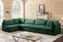 Jacob Green Velvet Modular Sectional - Town Of Bargains Furniture - NY